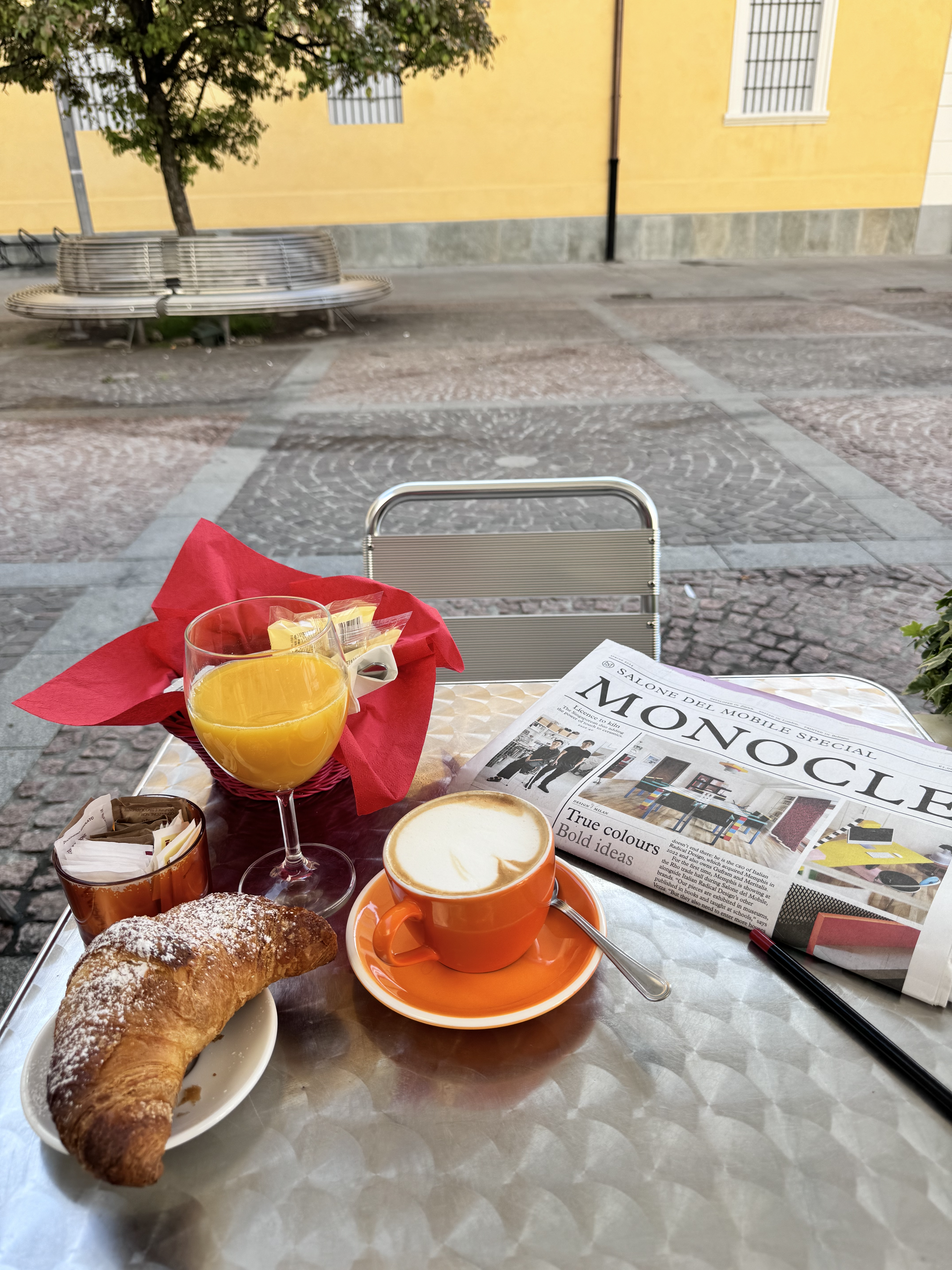 Breakfast in Milan